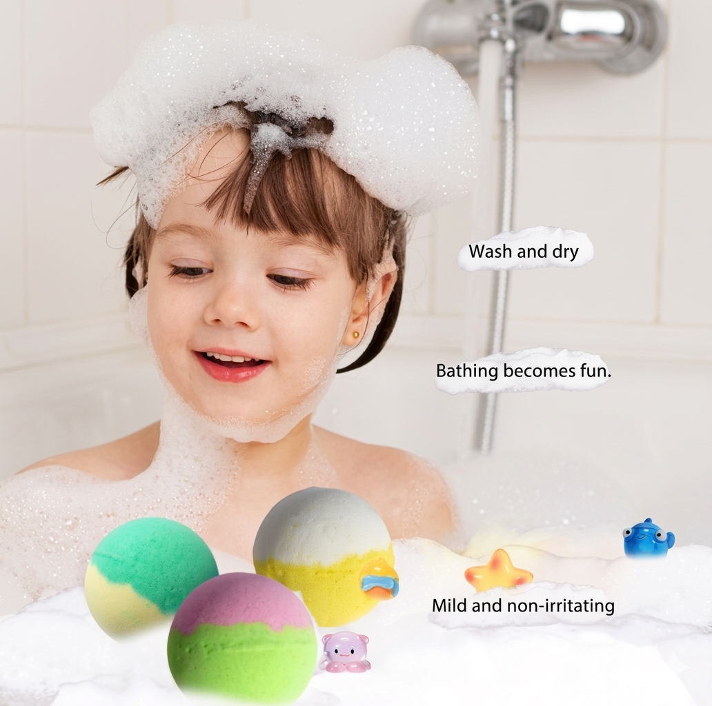 Bath Bombs for Kids with Surprise Inside
