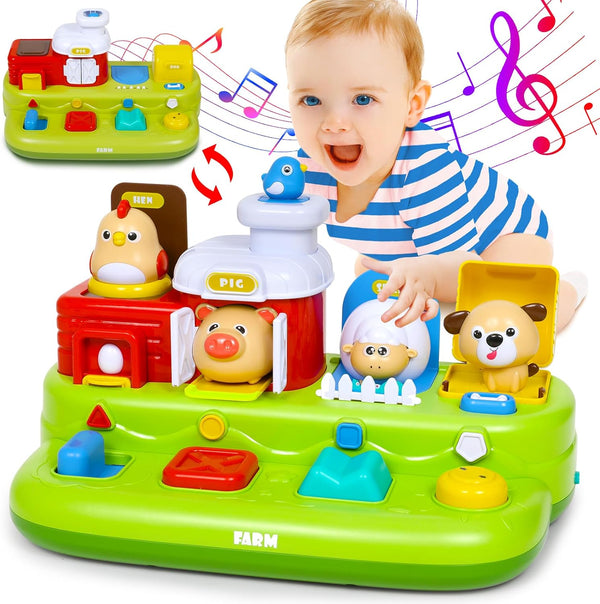 Farm Animal Pop-Up Fun Toy