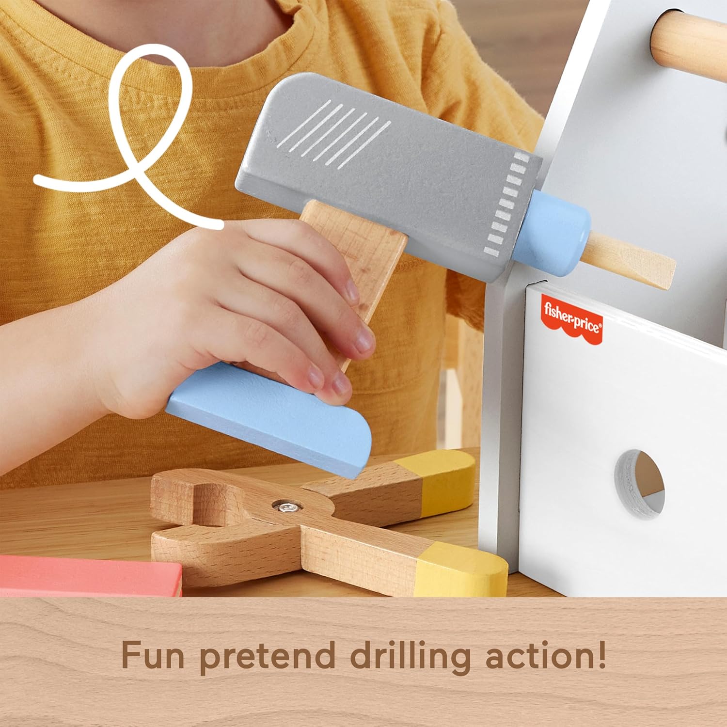 Pretend Play Wood Tool Set