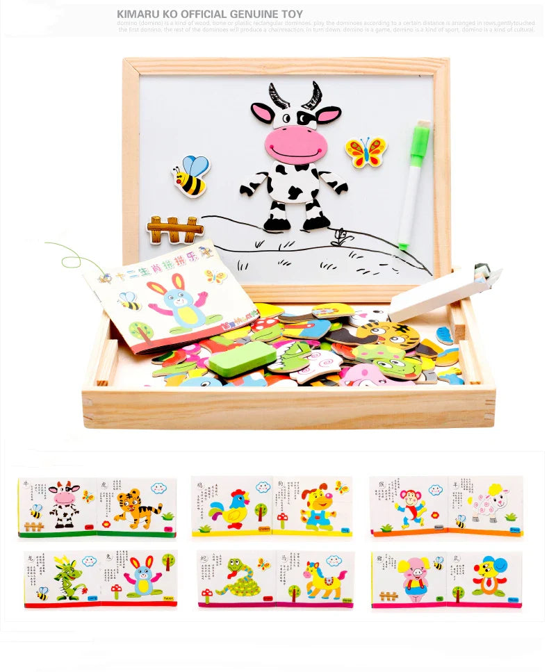 Animal Puzzle Drawing Board